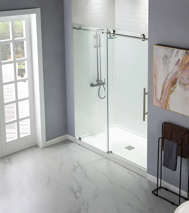 Proshower - sliding glass shower door - product