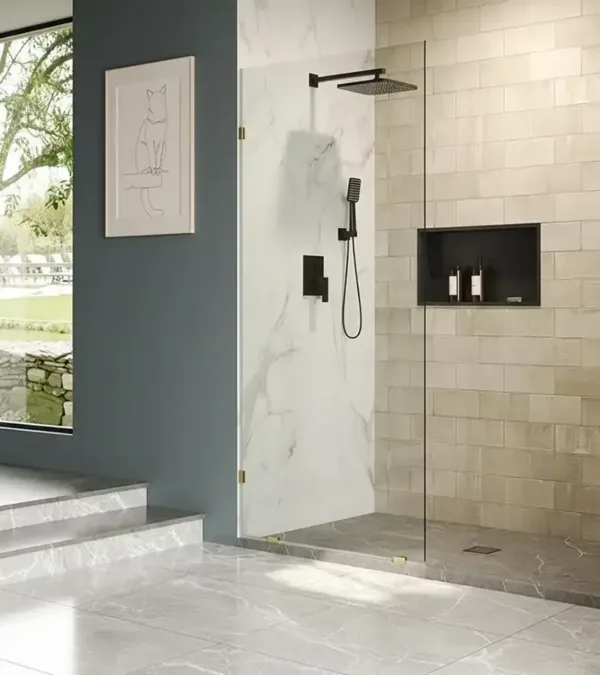 Proshower - fixed glass shower panel