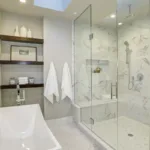 Proshower - swing frameless glass shower door - product