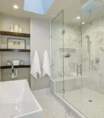 Proshower - swing frameless glass shower door - product